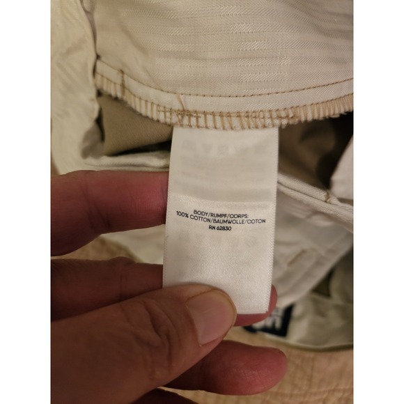 NWOT Lands' End Traditional Fit Men's Khaki Chino Shorts, Size 34 - Picture 5 of 8